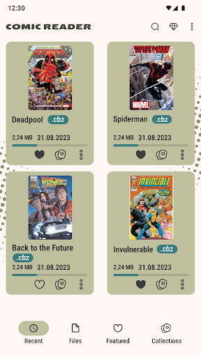 Comic Book Reader (cbz/cbr) screenshot 13