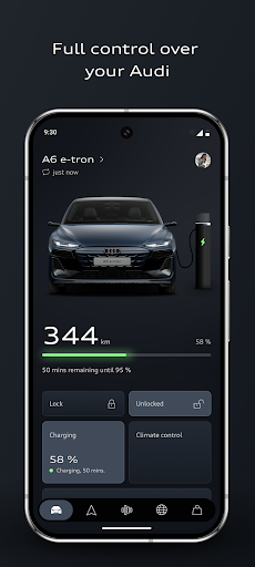 myAudi screenshot 2