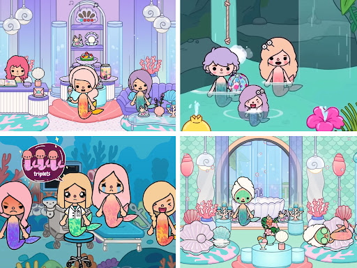 Mermaid Games: Princess Salon screenshot 4
