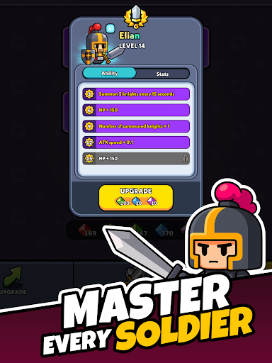 Tiny Warriors Rush - Idle TD screenshot 5