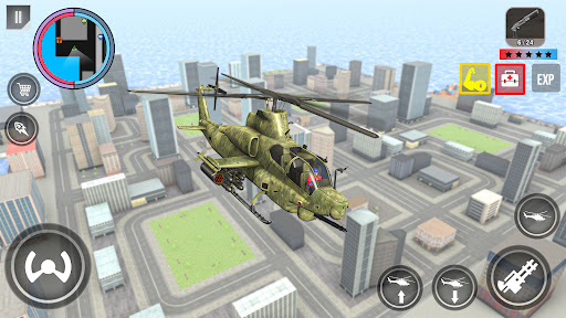 Rope Action City Fighting Game screenshot 1