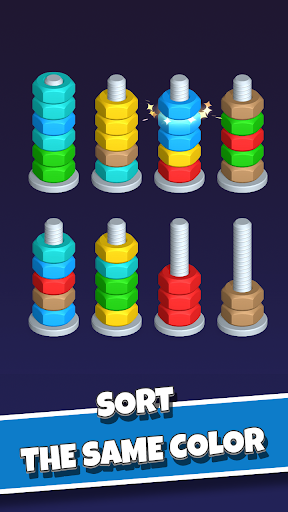 Nut Sort-Color Puzzle Game screenshot 17