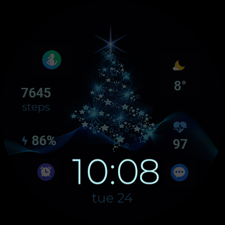 TVV Christmas 2 Watch Face screenshot 5