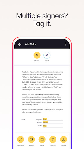 Docusign - Upload & Sign Docs screenshot 1