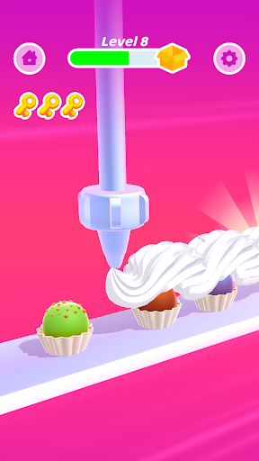 Perfect Cream: Cake Games screenshot 1