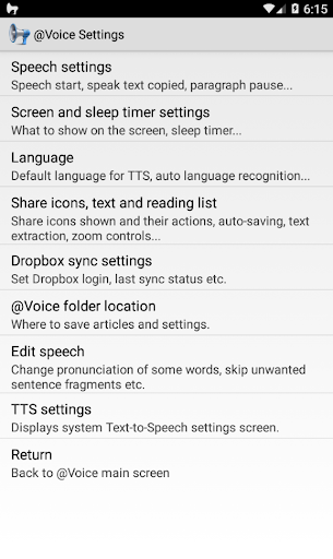 @Voice: Text to Speech Reader screenshot 3