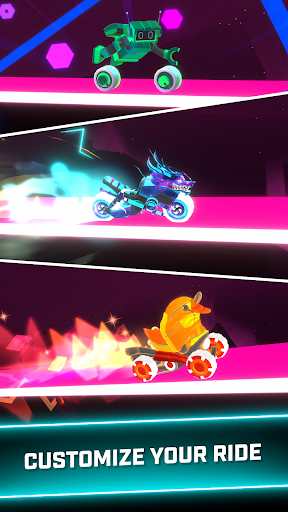 Rider Worlds - Neon Bike Races screenshot 14