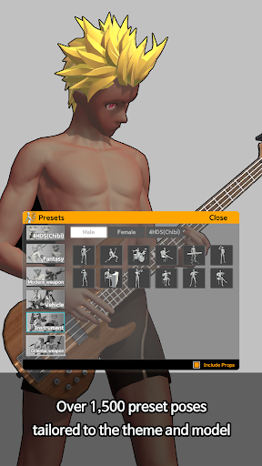 Easy Pose - 3D pose making app screenshot 1
