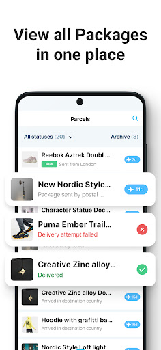 Package Tracker - pkge Mobile screenshot 4