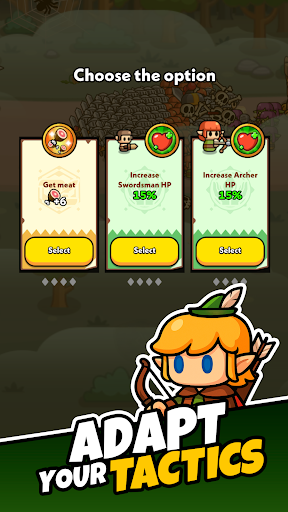 Tiny Warriors Rush - Idle TD screenshot 14