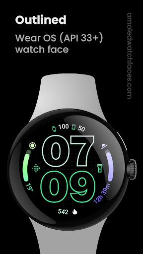 Outlined Watch Face screenshot 13