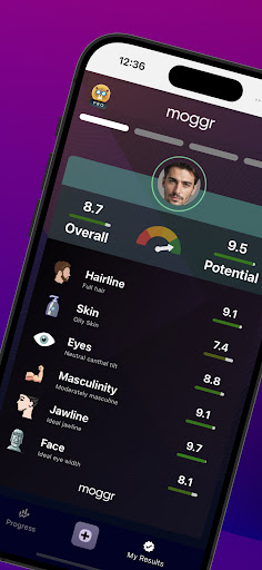Moggr - Haircut & Looksmax AI screenshot 4
