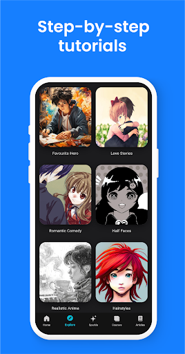 Learn to Draw Anime by Steps screenshot 5