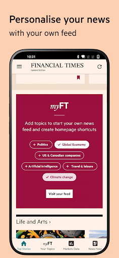 Financial Times: Business News screenshot 1