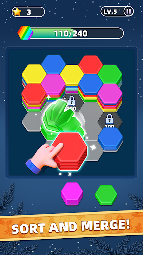 Hexa Master 3D - Color Sort screenshot 5