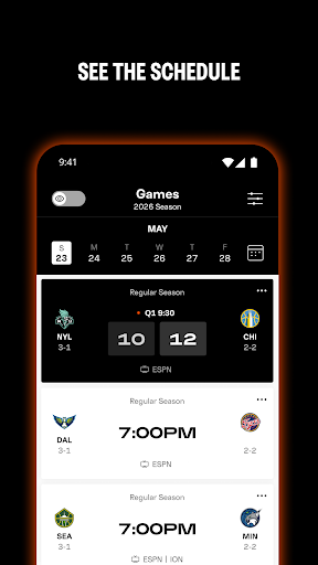 WNBA - Live Games & Scores screenshot 12