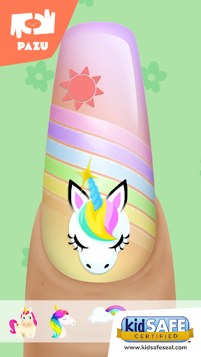 Girls Nail Salon - Kids Games screenshot 16