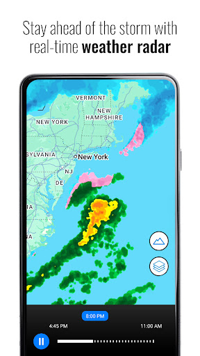 Transparent clock and weather screenshot 2