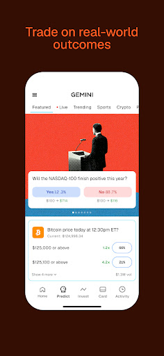 Gemini Markets & Credit Card screenshot 3