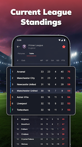 MatchLive: Football Live Score screenshot 1