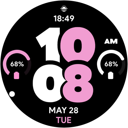 Pixel Pro 2 - Watch face screenshot 5