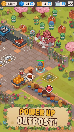 Idle Outpost: Upgrade Games screenshot 2