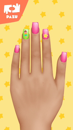 Girls Nail Salon - Kids Games screenshot 8