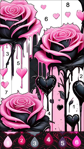 Fluid Art:Color By Number screenshot 16