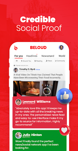 Beloud: News & Free Speech screenshot 5
