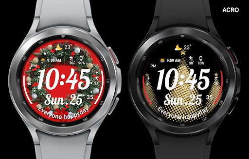 ACRO Happy Christmas Watchface screenshot 5