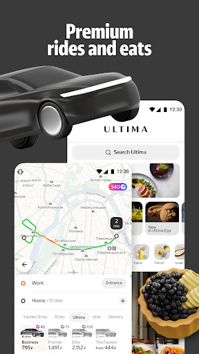 Yandex Go: Taxi Food Delivery screenshot 1