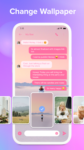 Messenger - Color SMS screenshot 8