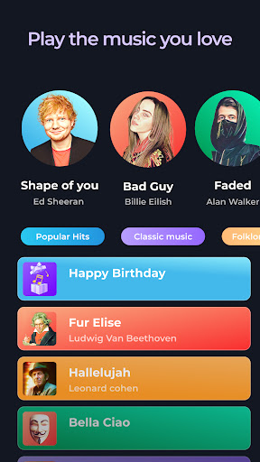 Piano - music & songs games screenshot 1