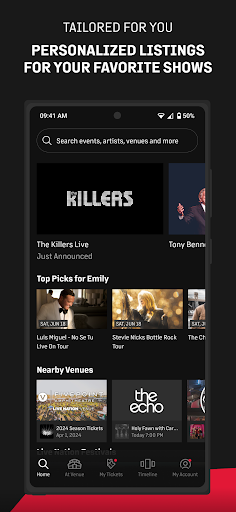 Live Nation At The Concert screenshot 4