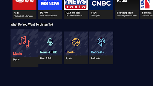 TuneIn Radio: Music & Sports screenshot 4
