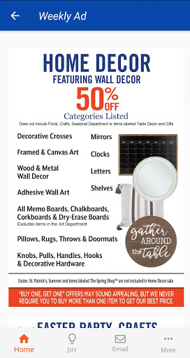 Hobby Lobby Stores screenshot 1