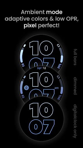 Outlined Watch Face screenshot 15