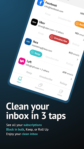 Unroll.Me - Inbox Mail Cleaner screenshot 2