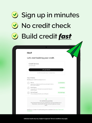 Kikoff - Build Credit Quickly screenshot 1
