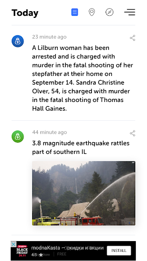 Liveuamap screenshot 1