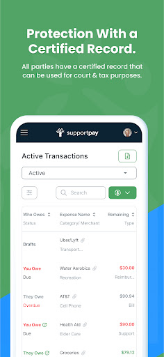SupportPay: Split Expenses screenshot 8