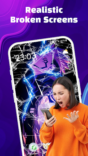 Broken Screen 4K Funny Pranks screenshot 3