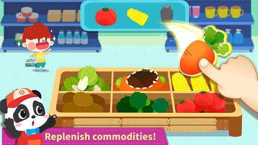 Baby Panda's Town: Supermarket screenshot 2
