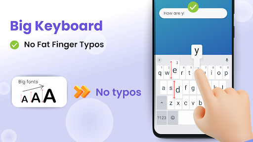 Big Keyboard: Easy Homescreen screenshot 6