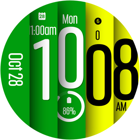 Stretch Fall - Watch face screenshot 8