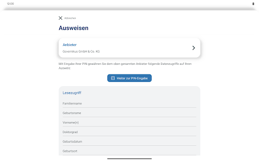 AusweisApp Bund screenshot 12