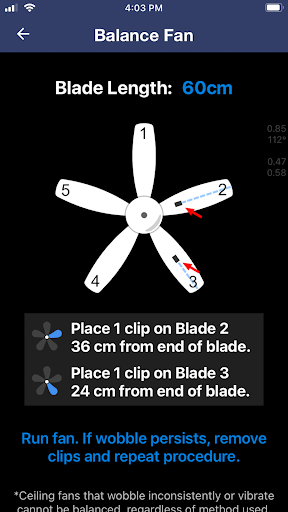 Ceiling Fan Balancer screenshot 7