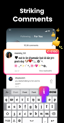 Fonts Keyboard Themes & Emoji screenshot 5