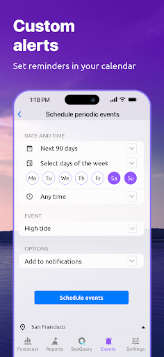 Nautide: Tides, Wind, Waves + screenshot 2