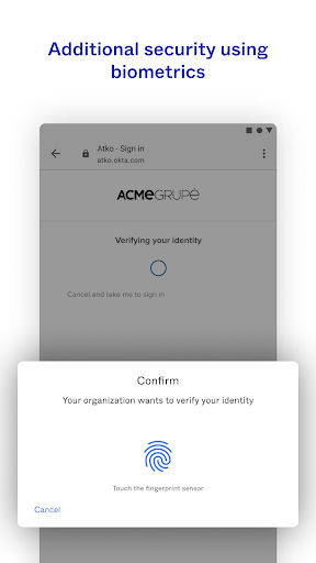 Okta Verify screenshot 2